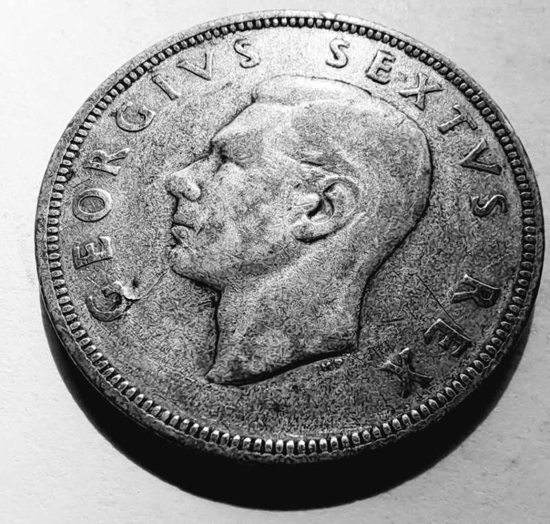 UNION OF SOUTH AFRICA - 2½ SHILLINGS  1951 GEORGE VI - see scan