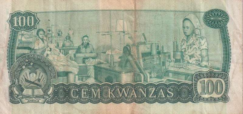 ANGOLA 100 KWANZAS 1979 P115 VF