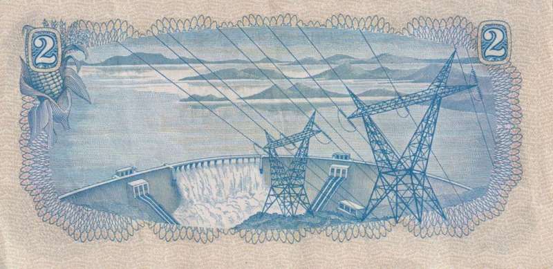 REPUBLIC OF SOUTH AFRICA - 2 RAND T.W.de Jongh D/54  1974  #A/E 381 XF