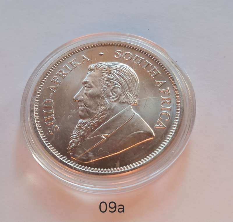 1 oz South African Silver Krugerrand 2022 (IN CAPSULE)