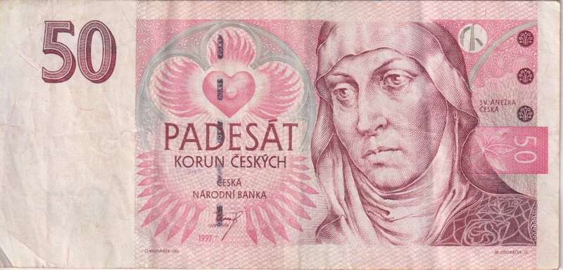 Czech Republic, 50 Korun, 1997, P-17 VF