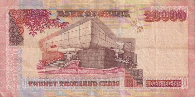 GHANA 20000 CEDIS 2003 P 36 VF