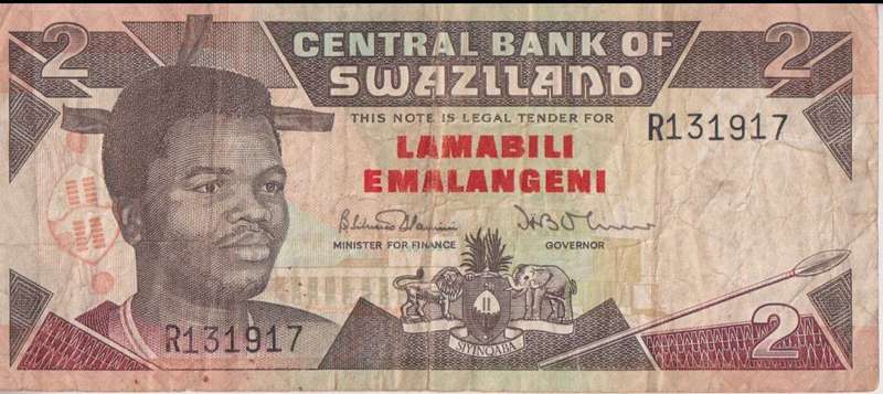 SWAZILAND - 2 EMALANGENI - 1992-94 - P18  F
