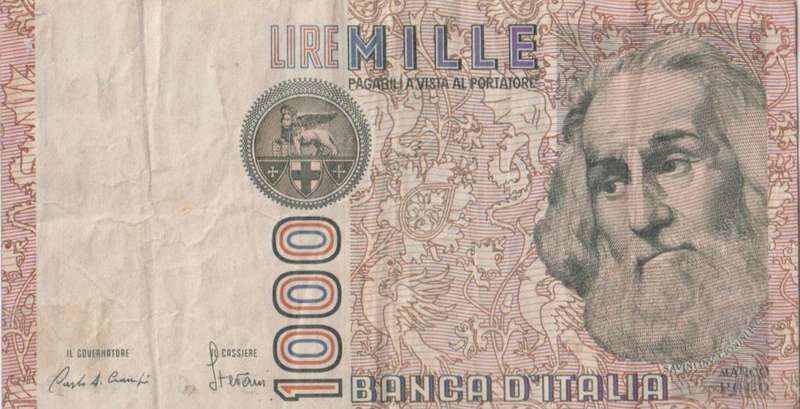 ITALY 1000 Lire (Marco Polo) 1983-88 - P109 VF