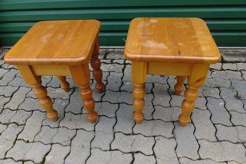 R E D U C E D   2 x REALLY LOVELY WOODEN SIDE TABLES