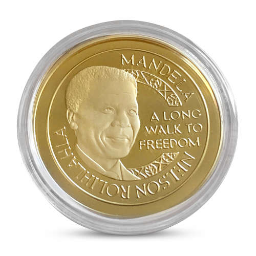 RARE GOLD COIN 1/2 OZ 50th Anniversary Mandela Capture Site Medallion of 2012. RARE: NR 2 of 2012