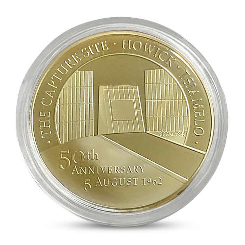 RARE GOLD COIN 1/2 OZ 50th Anniversary Mandela Capture Site Medallion of 2012. RARE: NR 2 of 2012