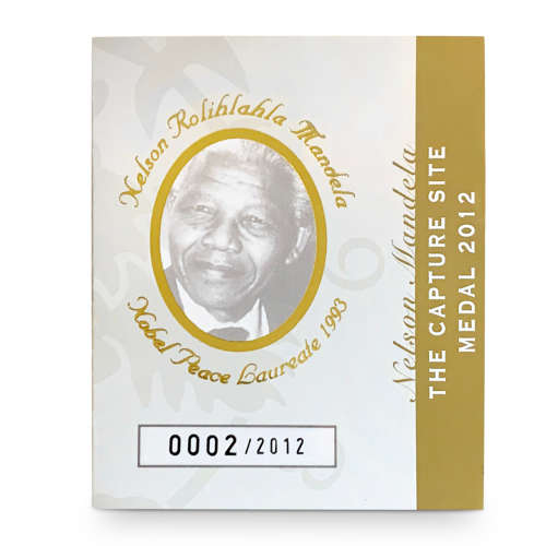 RARE GOLD COIN 1/2 OZ 50th Anniversary Mandela Capture Site Medallion of 2012. RARE: NR 2 of 2012