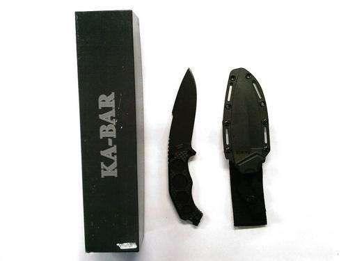 KA-BAR  Fin Fixed Clip Point fighting knife