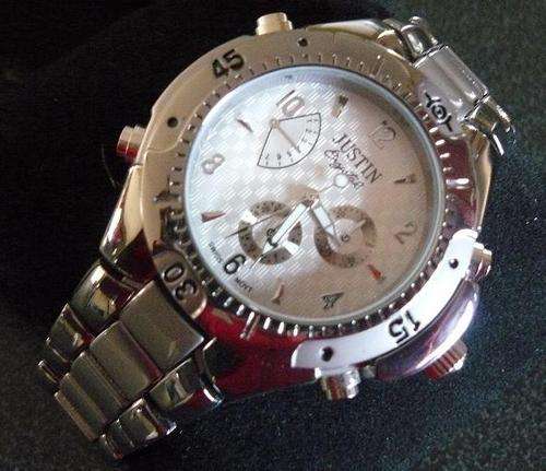 SILVER JUSTIN WATCH
