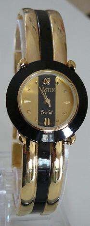 **STUNNING - GOLD & BLACK - QUARTZ WATCH**