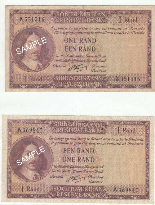 2 X  1962 G RISSIK R1 NOTES