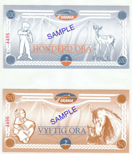 UNC ORANIA ORAS C SERIES 10 - 100