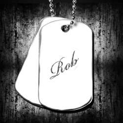 Designer Stainless Steel Dog Tags(Choose your design and engraving)