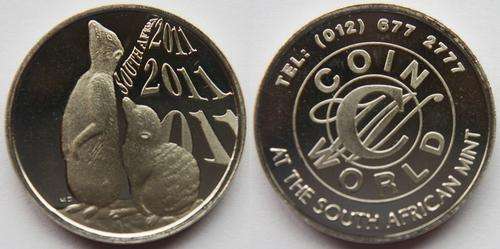 2011 THE MEERKAT COIN WORLD TOKEN