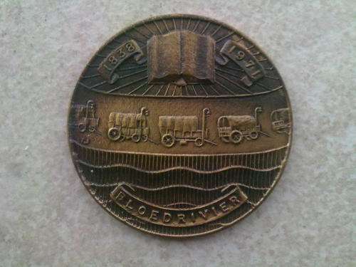 1838 - 1971 Bloedrivier medallion in bronze