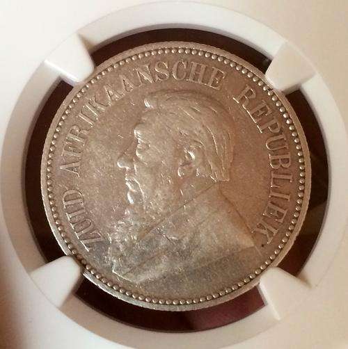 1893 Kruger Half Crown (NGC Certified)   !!!! Starting bid R1 !!!!!!