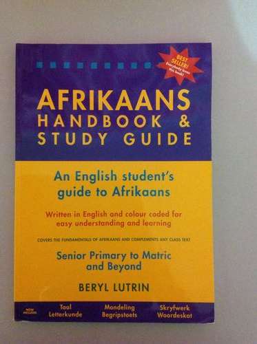 Afrikaans hand book and study guide (good condition)