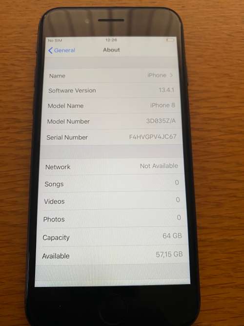 Iphone 8 64GB Black
