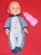 Baby Doll In Blue Clothes  (+- 30cm Long)