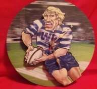 WP Rugby Wall Watch (+- 29cm Long)