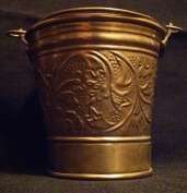Copper Bucket  (+- 13.5 x 9.5 x 13cm)