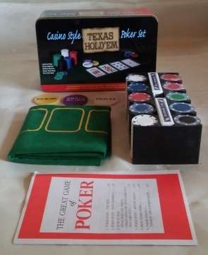 Texas Hold'em Poker Set (+-24x15x9cm High)