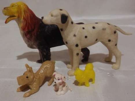 Animals - Dogs Set Of 5 (+-Different Sizes)