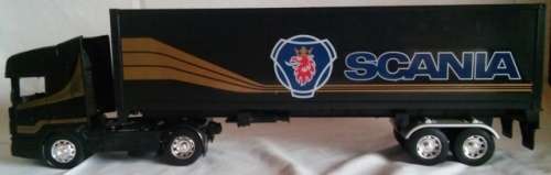 New Ray - Scania "Cargo" Truck 1998 - Made In China (+-48x8.5x14.5cm High)