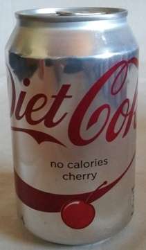 Coca Cola Diet Coke Cherry 330ml Can