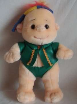 Plush Teddy In Green Outfit
