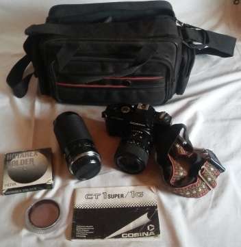 Old Cosina CT1Super film Camera with Lens