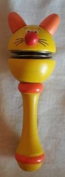 Wooden Hand Rattle For Baby