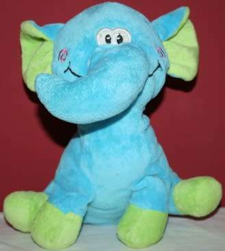 Blue Elephant Plush Teddy Bear
