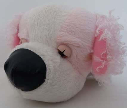 Plush Teddy - Pink Dog