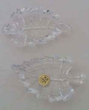 Crystal Leaf Shape Bowl Set