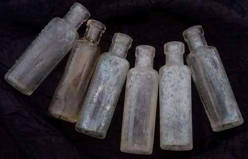 6x Glass Bottle