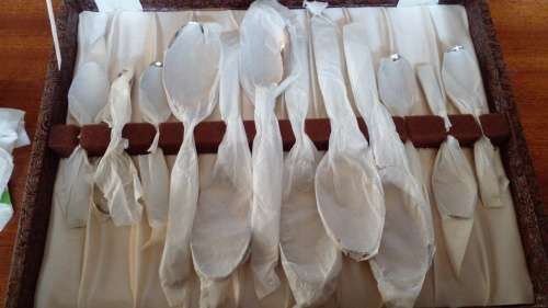 Vintage Sheffield cutlery set