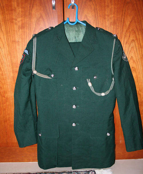 Rhodesian Army Officer Uniform with Parawing