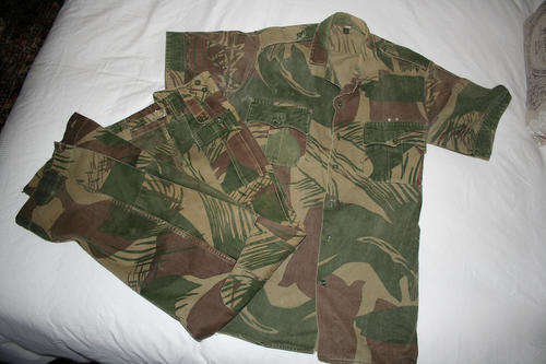 Rhodesian Army Camo Shirt and Pants