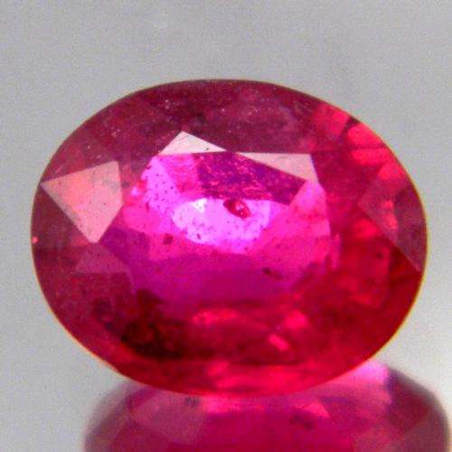 1.18 Ct. Excellent RUBY Pinkish Red Oval Cut - R1 START!!! -