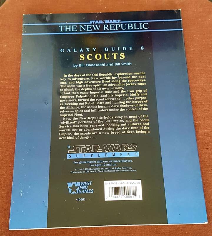 Star Wars RPG Galaxy Guide 8 Scouts