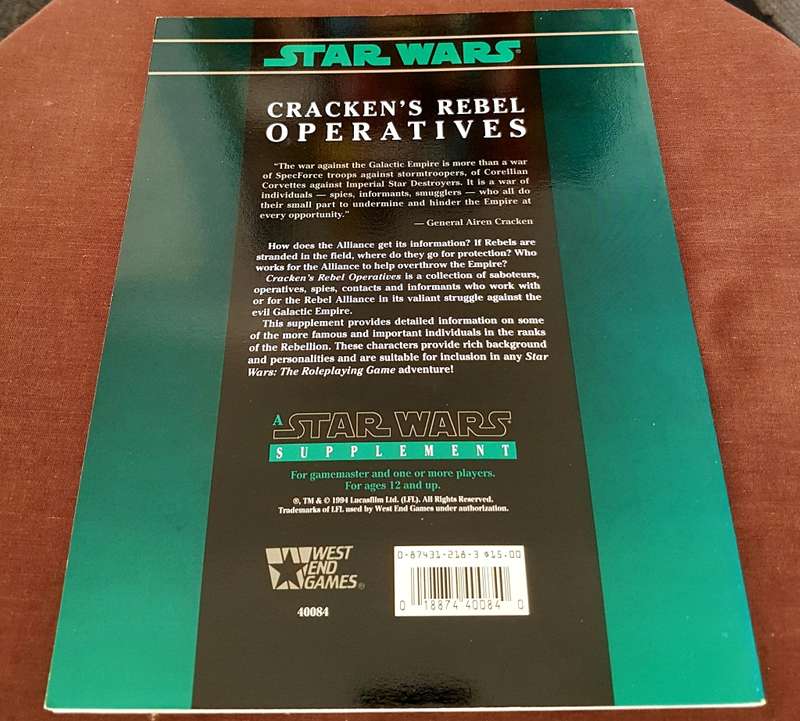 Star Wars Cracken`s Rebel Operatives