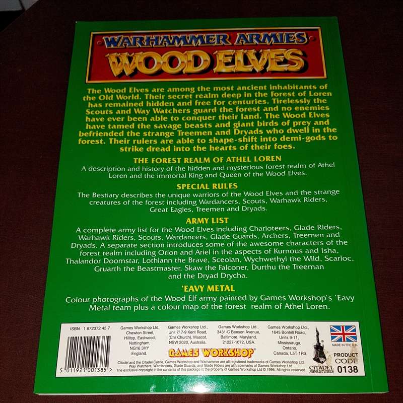 Warhammer Armies Wood Elves