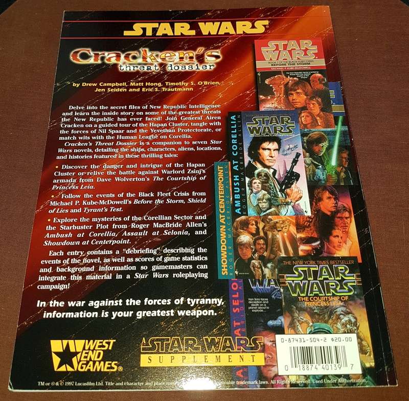 Star Wars Cracken`s Threat Dossier