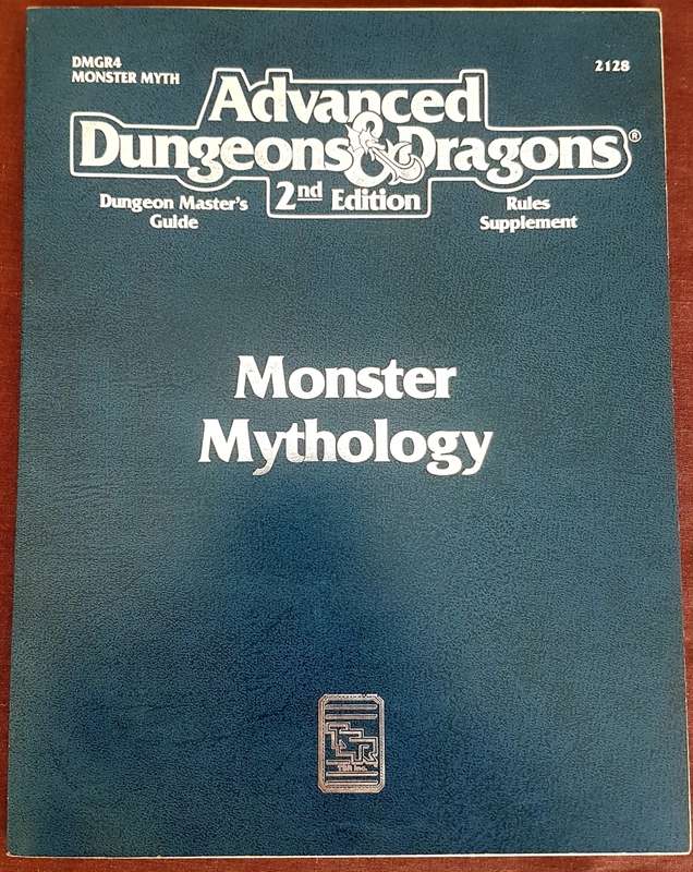 Advanced Dungeons & Dragons 2nd Edition Monster Mythology