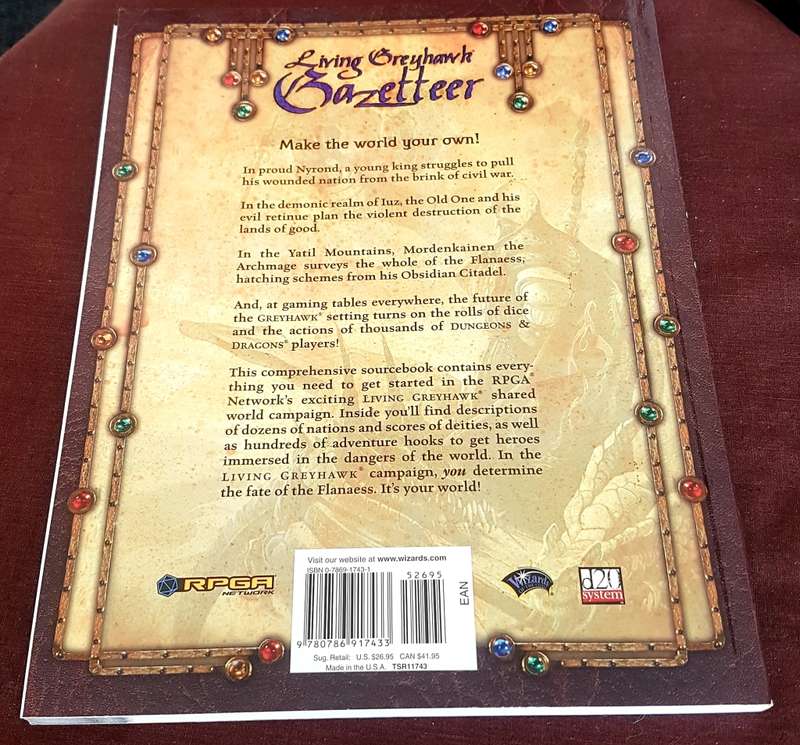 Dungeons & Dragons Living Greyhawk Gazetteer