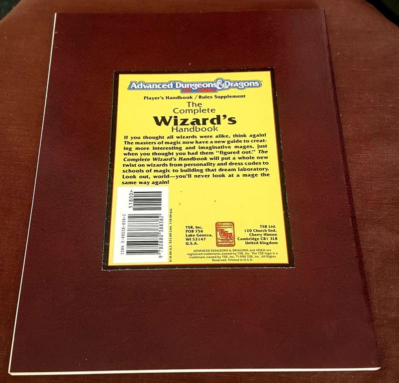 Advanced Dungeons & Dragons The Complete Wizard`s Handbook
