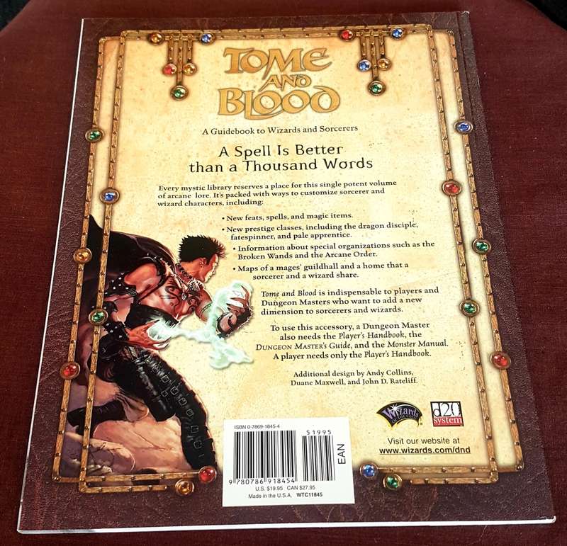 Dungeons And Dragons Tome And Blood Guidebook