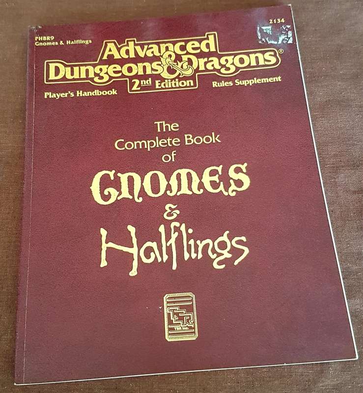 Advanced Dungeons & Dragons The Complete Book of Gnomes & Halflings